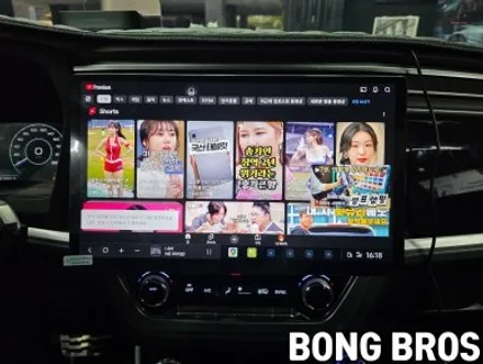 뷰티풀 코란도 카나로 두두7 14.6인치 안드로이드 올인원교체및 360어라운드뷰 설치 수원 공식 대리점 시공기