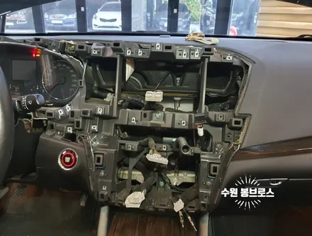 더뉴K7 12.3인치안드로이드올인원, 360어라운드뷰 시공 - 수원 봉브로스