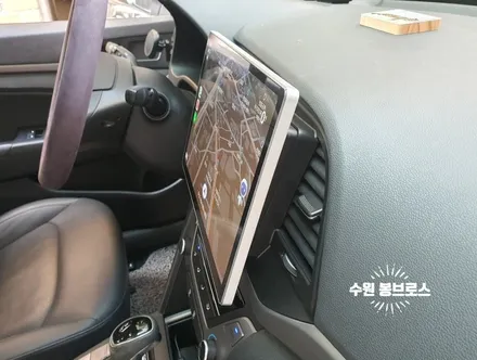 아반떼AD Navifly M700S 13인치 안드로이드올인원 작업 - 수원 봉브로스