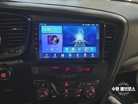 K5 하이브리드. 카나로Q 안드로이드올인원, 후방카메라 교체 작업 - 수원 봉브로스
