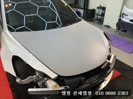 김포마산동랩핑 테슬라 모델3 무광 다크 그레이 전체랩핑 / 김포시 마산동