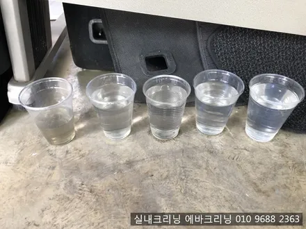 bmw 3시리즈 히터냄새로 에바크리닝 작업 / 김포시 마산동