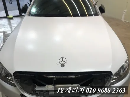고양 랩핑 벤츠E클래스 제거후 재시공 에이버리 사틴 화이트 / 김포시 마산동