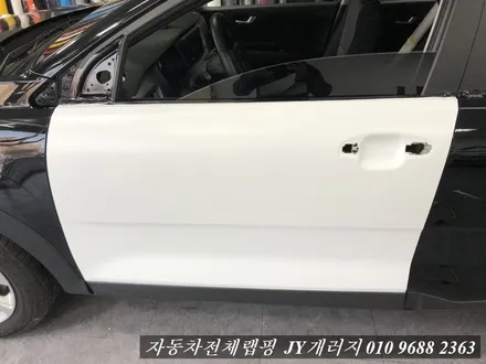 스토닉 전체랩핑 투톤랩핑 에이버리 사틴화이트 전체랩핑 / 김포시 마산동