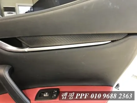 마세라티 기블리 랩핑 기블리 실내랩핑 카본블랙 실내랩핑 김포랩핑 / 김포시 마산동