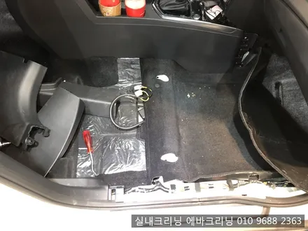 커피쏟은차량 티볼리부분실내크리닝 김포실내크리닝 / 김포시 마산동