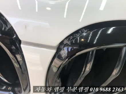 김포랩핑 DIY작업 실패한 BMW X4그릴랩핑 / 김포시 마산동