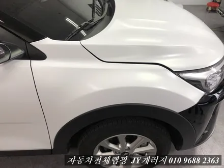 스토닉 전체랩핑 투톤랩핑 에이버리 사틴화이트 전체랩핑 / 김포시 마산동