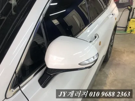 김포 랩핑 전문점에서 싼타페TM 손잡이 랩핑 사이드미러 랩핑 / 김포시 마산동
