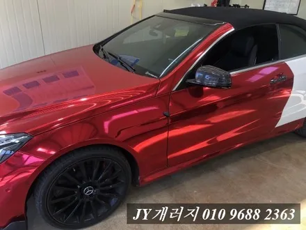 김포랩핑 벤츠 E클래스 카브리올레 크롬랩핑제거 / 김포시 마산동