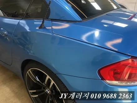 김포랩핑 BMW Z4 에이버리 유광 메탈릭 브라이트 블루 전체랩핑 / 김포시 마산동