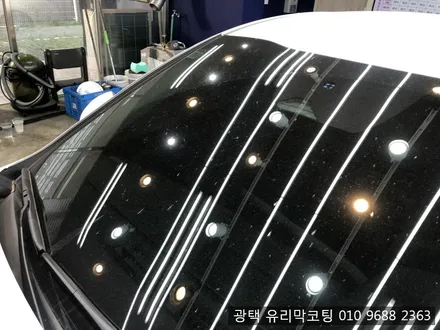 구래동 유리막코팅 전문점에서 K5신차유리막코팅 / 김포시 마산동