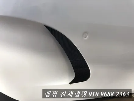 벤츠 CLS 450 전체랩핑 김포랩핑 3M 유광 화이트 골드 스파클 전체랩핑 / 김포시 마산동