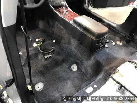 김포실내세차 전문점에서 중고로 구입한 렉서스is실내크리닝 에바크리닝 / 김포시 마산동