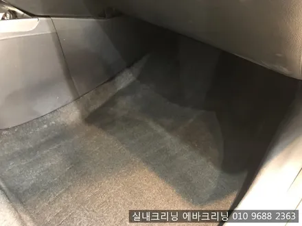 커피쏟은차량 티볼리부분실내크리닝 김포실내크리닝 / 김포시 마산동