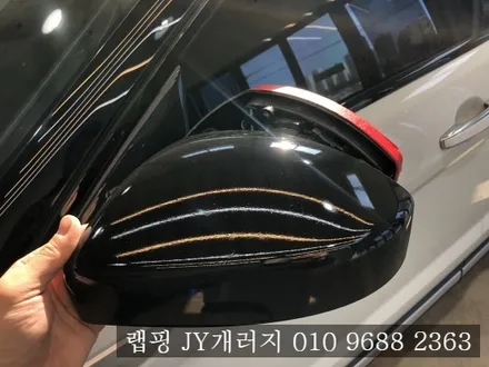 레인지로버 이보크 사이드미러랩핑 이보크 부분랩핑 김포부분랩핑 / 김포시 마산동