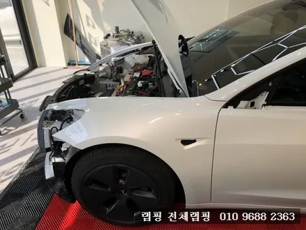 김포마산동랩핑 테슬라 모델3 무광 다크 그레이 전체랩핑 / 김포시 마산동