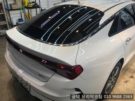구래동 유리막코팅 전문점에서 K5신차유리막코팅 / 김포시 마산동