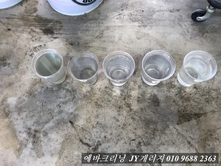 에어컨 냄새로 인한 에바크리닝 작업 쏘렌토 에바크리닝 애프터블로우장착 / 김포시 마산동
