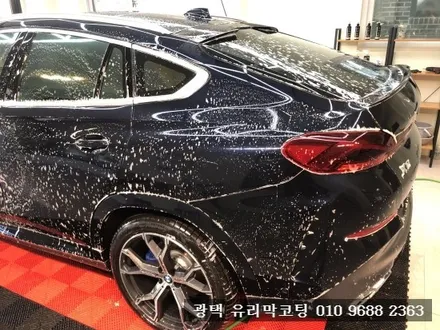 김포유리막코팅 가죽코팅 유리발수코팅 BMW X6 신차유리막코팅 / 김포시 마산동