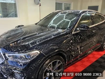 김포유리막코팅 가죽코팅 유리발수코팅 BMW X6 신차유리막코팅 / 김포시 마산동