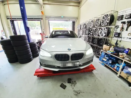 수원 평택 안산 화성 BMW 7시리즈 740i 휠복원 수리 전문점 드렁큰타이어 / 화성시 팔탄면