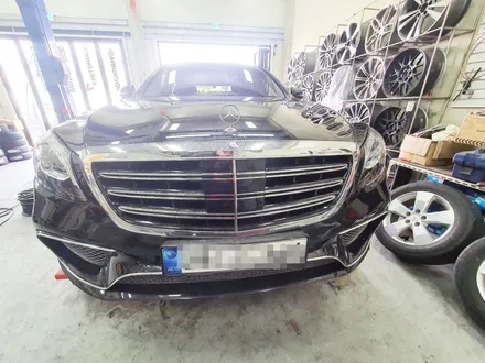 수원 화성 벤츠 S클래스 S350d S400d 순정휠 손상으로 인한 휠복원 다이아몬드커팅 블랙폴리시 휠도색 + 미쉐린 프라이머시 MXM4 교환 교체 / 화성시 팔탄면