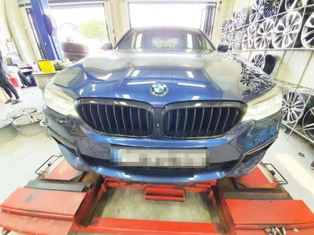 수원 화성 안산 BMW 5시리즈 차량 핸들 차체 떨림 진동 휠밸런스로 교정이 안된다면 휠굴절 수리를 권해드려요 / 화성시 팔탄면
