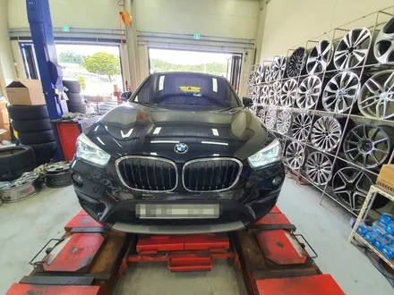 화성 수원 BMW X시리즈 X1 주차기스 생활상처 등으로 인한 휠복원 수리 다이아몬드커팅 / 화성시 팔탄면