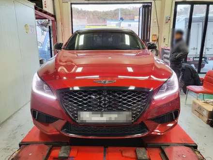 제네시스 G80 스포츠 휠손상 휠기스로 복원수리 작업 가격도 품질도 만족스러워요 / 화성시 팔탄면