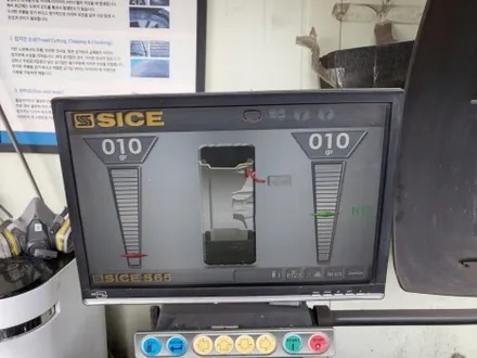 제네시스 G80 휠복원 수리 순정 19인치 휠손상으로 좋은 가격에 작업 / 화성시 팔탄면