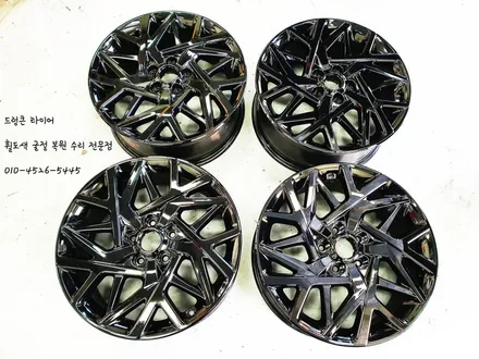 화성 평택 안산 수원 BMW X5 휠손상으로 휠복원 휠수리 다이아커팅 드렁큰타이어 / 화성시 팔탄면