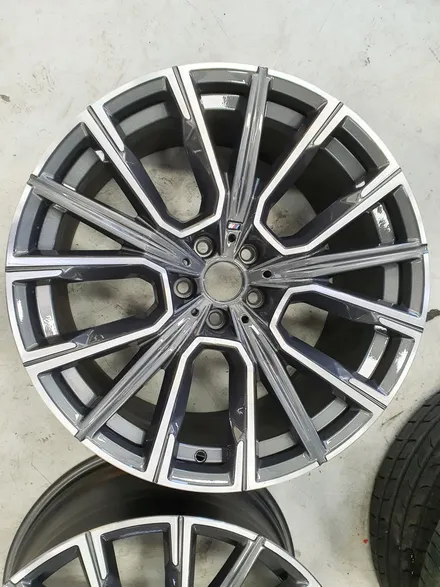 안산 평택 수원 화성 BMW 7시리즈 750li 760li 휠손상 주차기스 생활흠집으로 인한 휠복원 다이아몬드 커팅 전문점 드렁큰타이어 / 화성시 팔탄면