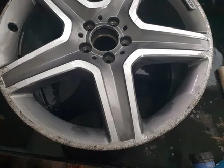 (구리 스마일휠) 벤츠gle 63amg 20인치 다이아몬드컷팅 휠복원(분체도장) / 포천시 소흘읍