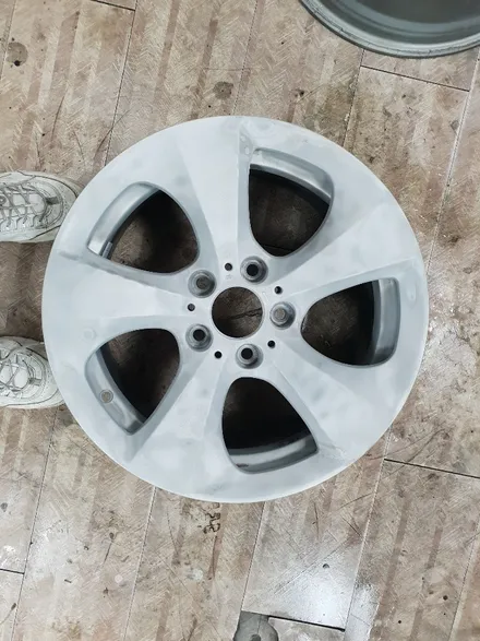 (구리 스마일휠) bmwx3 17인치 휠복원+고스트크롬(분체도장) / 포천시 소흘읍