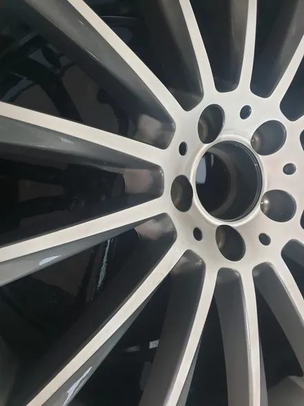 (구리 스마일휠) 벤츠s클래스 amg 20인치 마차휠 다이아몬드컷팅 휠복원(분체도장) / 포천시 소흘읍