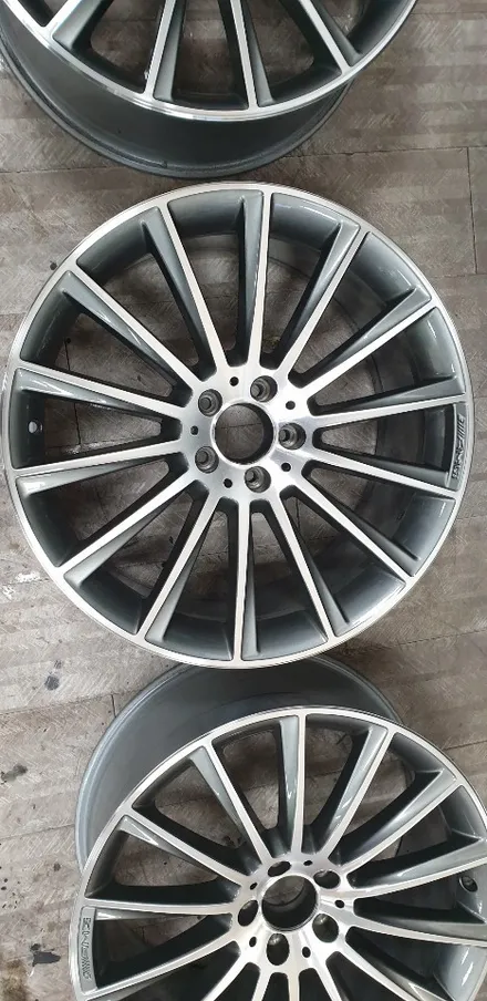 (구리 스마일휠) 벤츠s450 20인치 amg 다이아몬드컷팅 휠복원 3짝(분체도장) / 포천시 소흘읍