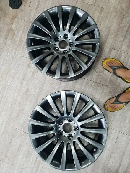 (구리 스마일휠) bmw750 19인치 휠복원+고스트크롬(분체도장) / 포천시 소흘읍