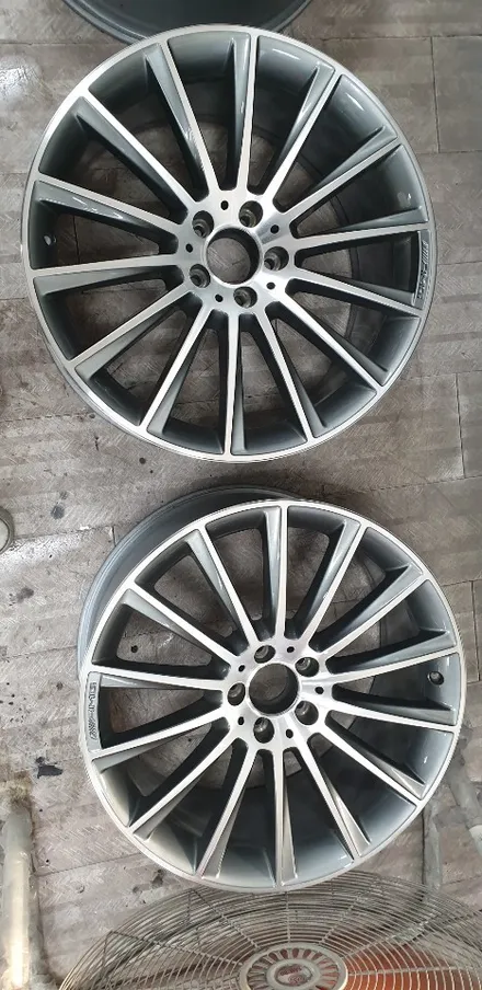 (구리 스마일휠) 벤츠s450 20인치 amg 다이아몬드컷팅 휠복원 3짝(분체도장) / 포천시 소흘읍