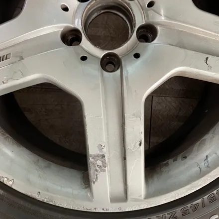 (구리 스마일휠) 벤츠s500 amg 19인치 휠복원+고스트크롬(분체도장) / 포천시 소흘읍