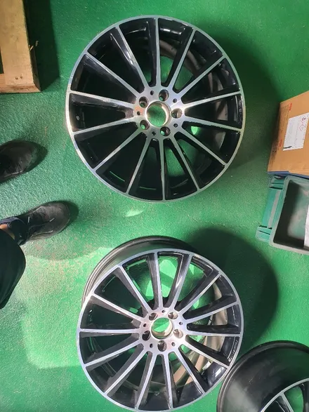 (포천 스마일휠) 벤츠s클래스 amg 20인치 다이아몬드컷팅 휠복원 3짝(분체도장) / 포천시 소흘읍
