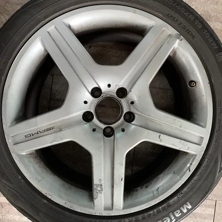 (구리 스마일휠) 벤츠s500 amg 19인치 휠복원+고스트크롬(분체도장) / 포천시 소흘읍