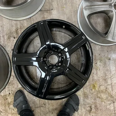 (구리 스마일휠) 벤츠s550 amg 19인치 휠복원+고스트크롬(분체도장) / 포천시 소흘읍