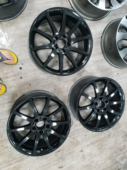 (구리 스마일휠) 벤츠slk55amg 휠복원+고스트크롬(남양주 휠복원) / 포천시 소흘읍