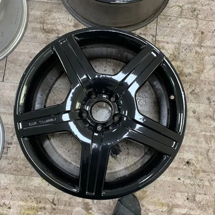 (구리 스마일휠) 벤츠s550 amg 19인치 휠복원+고스트크롬(분체도장) / 포천시 소흘읍