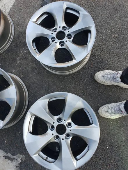 (구리 스마일휠) bmwx3 17인치 휠복원+고스트크롬(분체도장) / 포천시 소흘읍