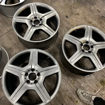 (구리 스마일휠) 벤츠s550 amg 19인치 휠복원+고스트크롬(분체도장) / 포천시 소흘읍