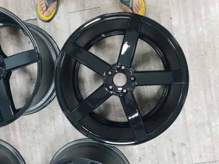 (구리 스마일휠) 벤츠 cls63amg 20인치 사제휠 휠복원+블랙유광(분체도장) / 포천시 소흘읍