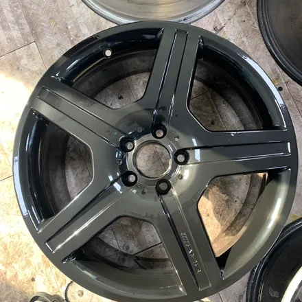 (구리 스마일휠) 벤츠s500 amg 19인치 휠복원+고스트크롬(분체도장) / 포천시 소흘읍