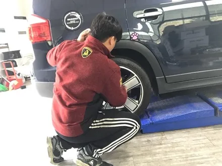 (구리 스마일휠) 올란도C 다이아몬드 컷팅 작업 !!(남양주휠복원) / 포천시 소흘읍